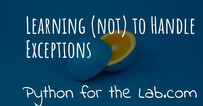 Learning (not) to Handle Exceptions